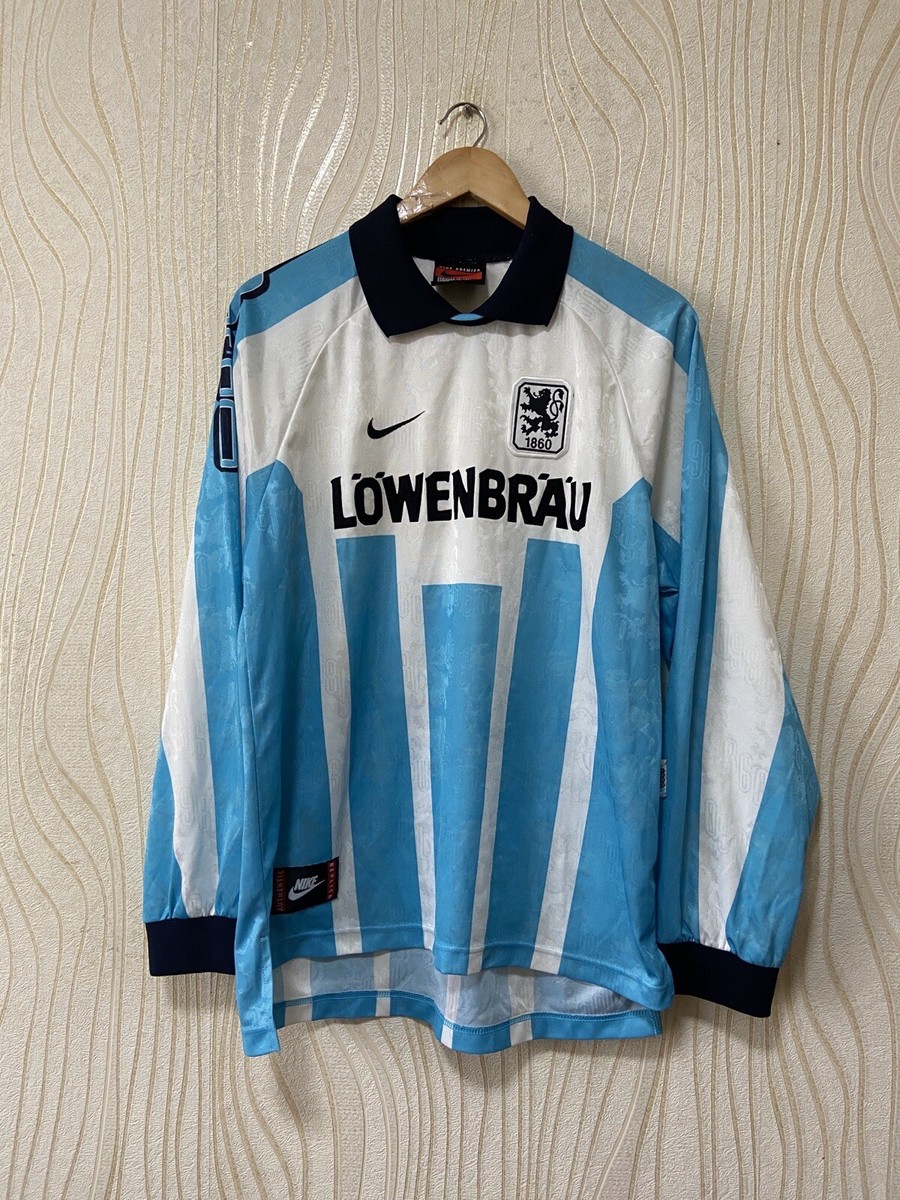 1860 MUNICH 1996 1997 HOME FOOTBALL SHIRT SOCCER JERSEY NIKE 1860 MUNICH 1996 1997 HOME FOOTBALL SHIRT SOCCER JERSEY NIKE