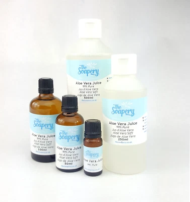THE SOAPERY Aloe Vera Juice 99% Pure for Skin and Hair Treatments
