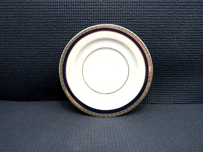 Philippe Deshoulieres China Athos Blue Pattern Saucer 6 1/4
