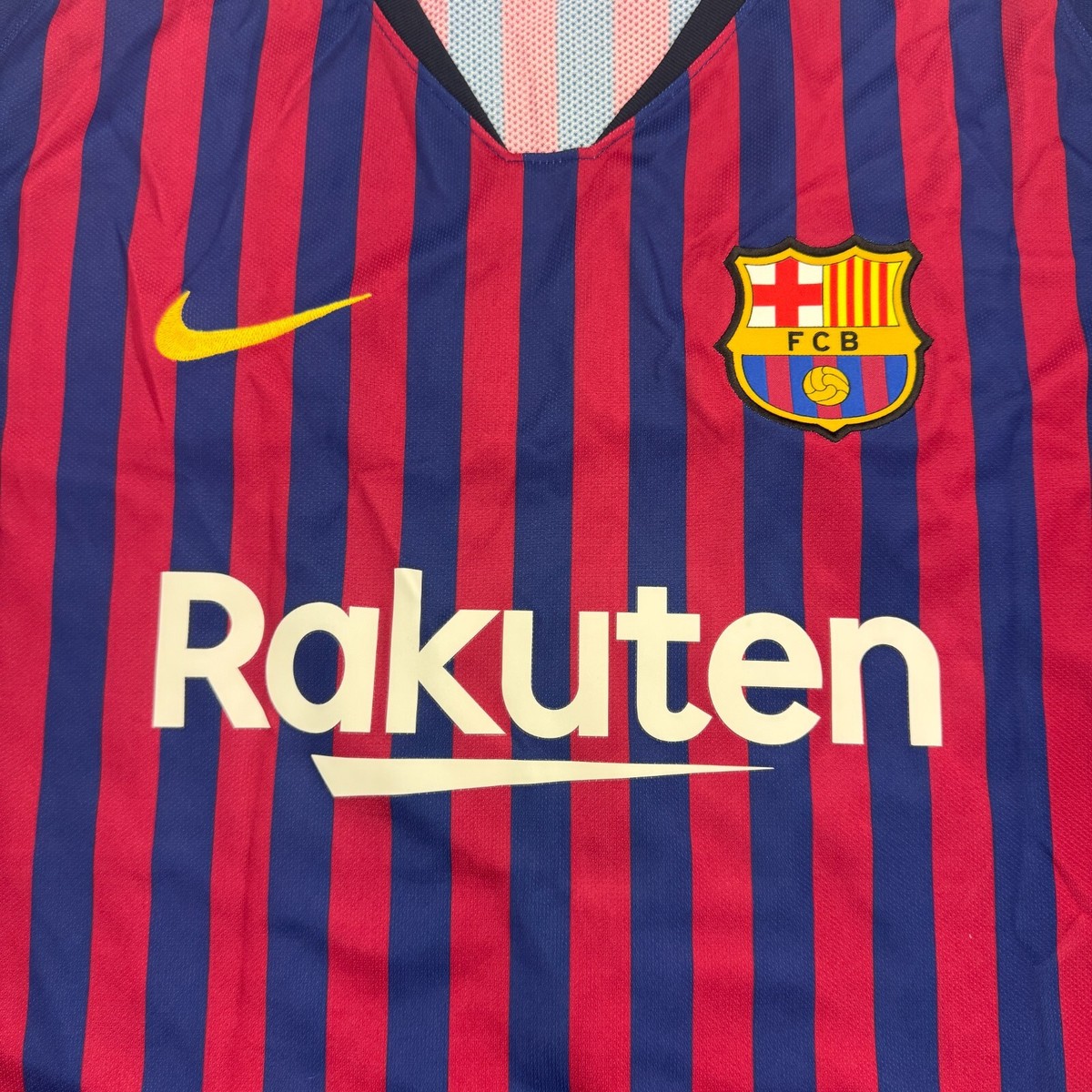 Nike 2018 FC Barcelona Vapor Match Home Authentic Soccer Jersey