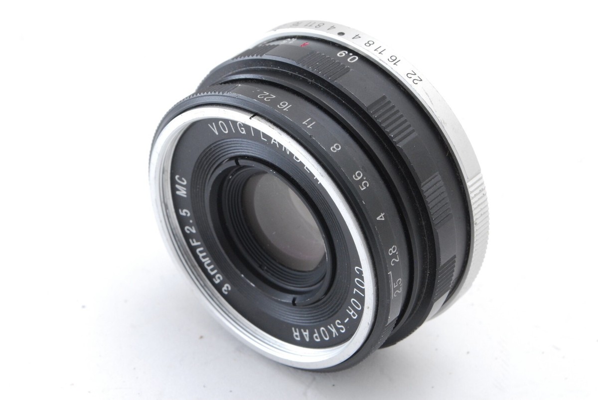 EXC＋5] Voigtlander Color Skopar 35mm f2.5 MC Lens Black