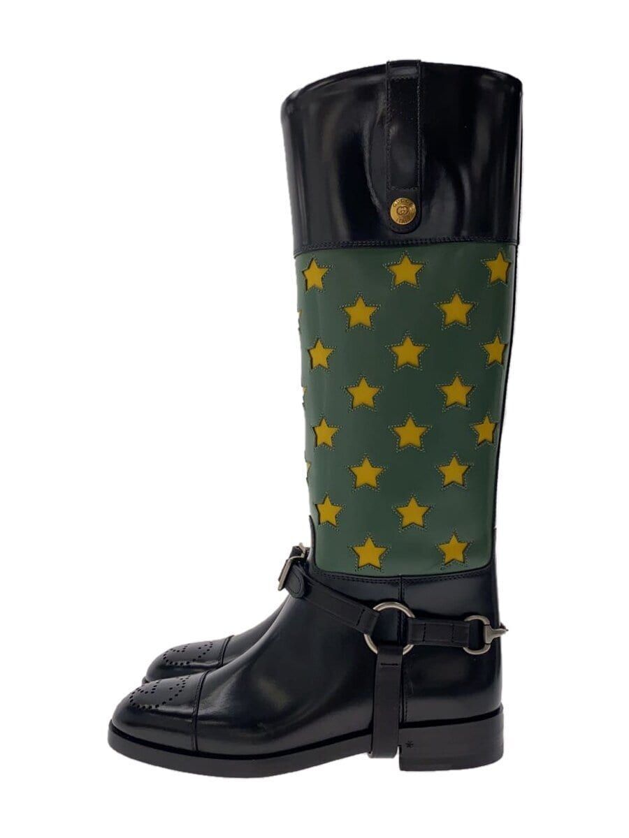 GUCCI long boots 36 Black leather 6781 Used | eBay GUCCI long boots 36 Black leather 6781 Used | eBay