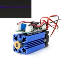 405nm 150mW 12V Violet/Purple Laser Line Diode Module with TTL & Fan Cooling