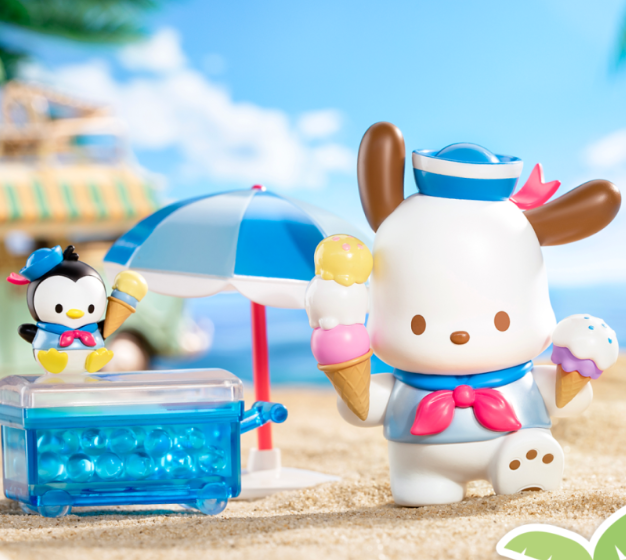 TOPTOY Sanrio Pochacco Holiday Beach Series Confirmed Blind Box