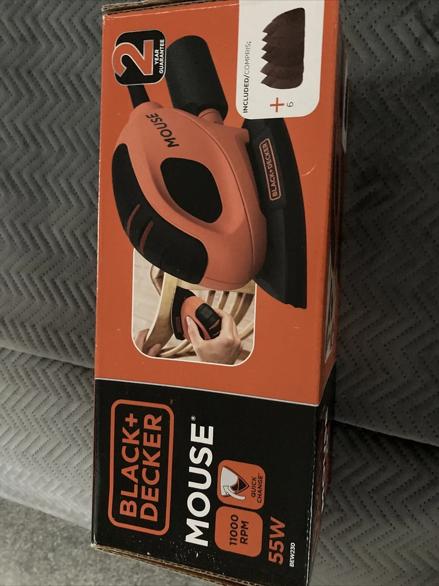 Black n decker 55 sale watt mouse bew230