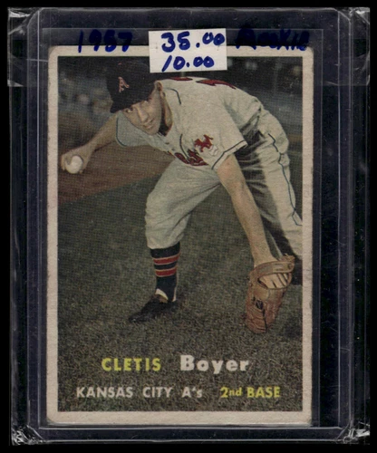 1957 Topps #121 Cletis Boyer