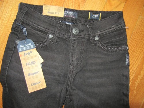Silver Jeans Suki Fit Black High Rise 