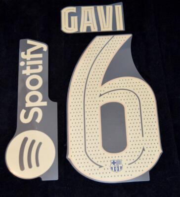 Barcelona Gavi 6 22/23 Football Name/Number Player issue