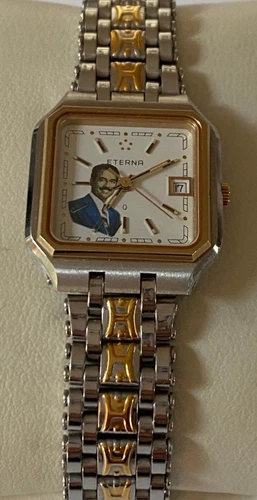 Eterna Quartz Iraq Saddam Hussein Swiss Women's Watch Special Edition White Dial - Picture 1 of 8