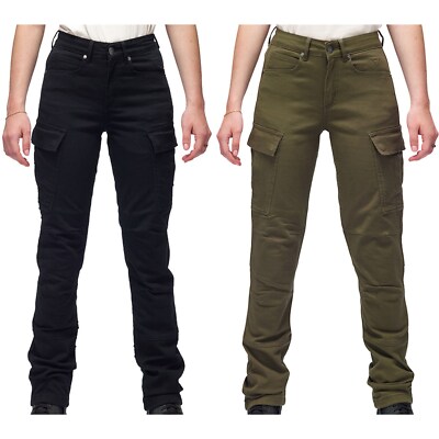 Women's Motorcycle Jeans Pants - Modeka Brandon Cargo - High Abrasion Resistant