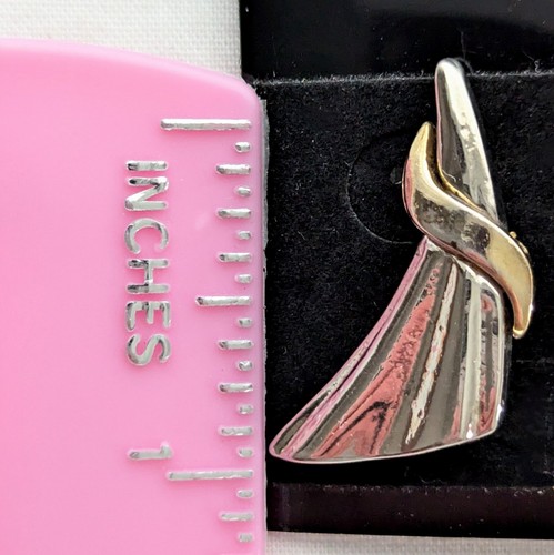 Vintage Art Deco Style Stud Earrings Glam Retro Signed Geometric Jewelry - Picture 5 of 5