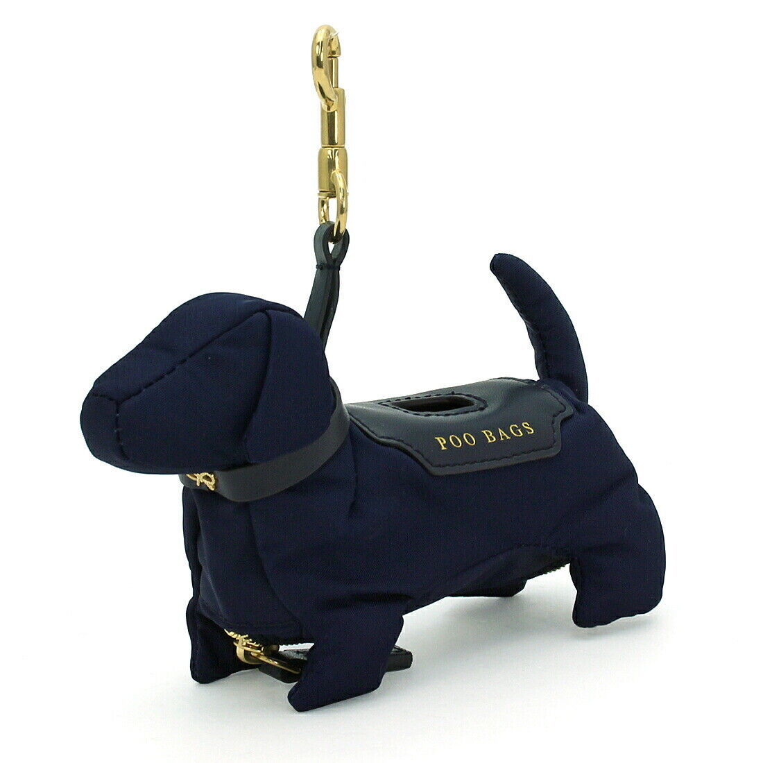 関税・送料なし【ANYA HINDMARCH】 Dog Poo Bag Charm AUTH Anya Hindmarch Pet Dog Poo Bag Charm Keyfob Keyring ink