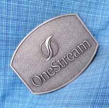 OneStream Software Swag Promo Belt Buckle FP A Birmingham Michigan    .QRT296