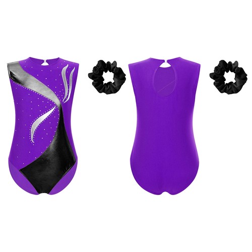Niñas Gimnasia Atlética Ropa de Baile Rendimiento Ballet Leotardo Body Niños - Imagen 24 de 55