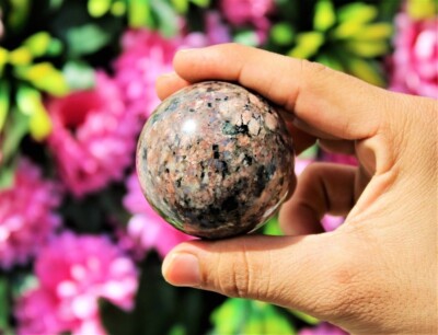 Large 50MM A+ Quality Natural Brown Llanite Chakra Healing Aura Sphere Ball