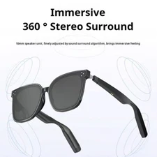Smart Glasses Bluetooth Audio Sunglasses For Men,Suppoert Handfree Music