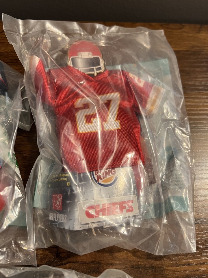 LOT OF 5 BURGER KING 2007 NFL MINI JERSEYS SEALED NEW HINES WARD LARRY JOHNSON+ eBay