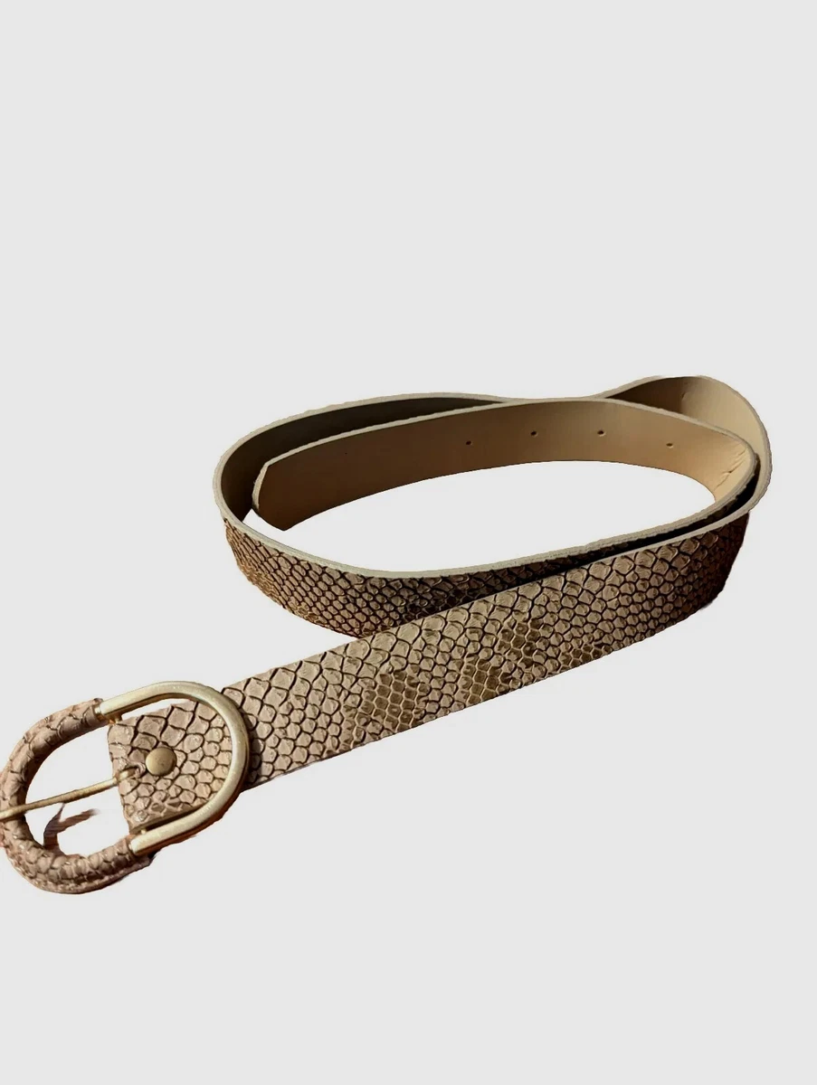 Ivory Snakeskin Belts for Women for sale | eBay display picture 2