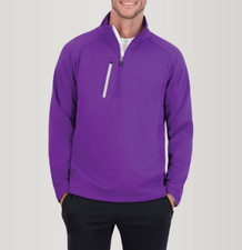 New Zero Restriction Z500 1/4 Zip Pullover Purple L330