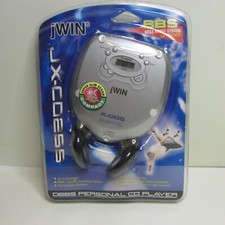 SEALED JWIN Portable CD Player w/ Headphones JX-CD255 X-BBS Super Slim Compact