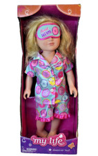 My Life As Dream Sleepover Host 18" Doll Blonde Hair Blue Eyes Donut PJ's