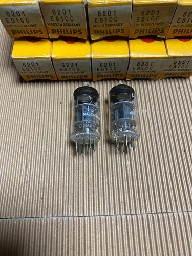 E81CC SQ 6201 PHILIPS , Vintage tube x 2 pcs - Afbeelding 2 van 4