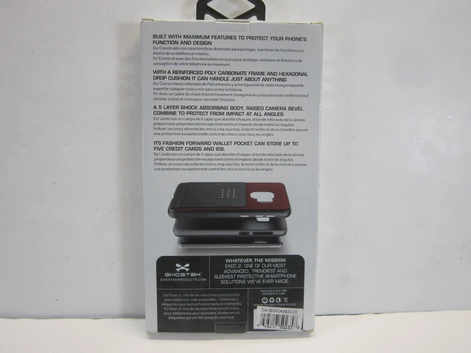 Ghostek EXEC2 Card Holder Wallet Case for Samsung S9 - Brown (Brand New) - Image 3 of 4