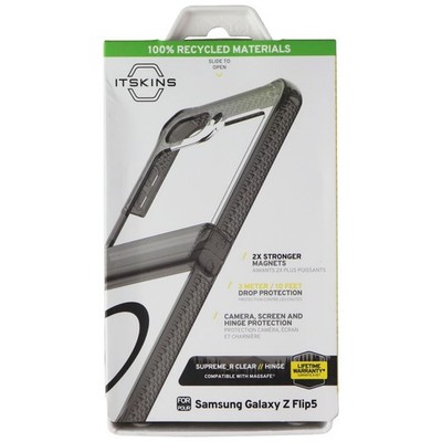 ITSKINS Supreme_R Clear // Hinge Case for MagSafe for Galaxy Z Flip5 - Smoke