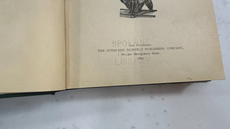 Bound Magazine: Overland Monthly: July to December 1892 - Image 3 of 4