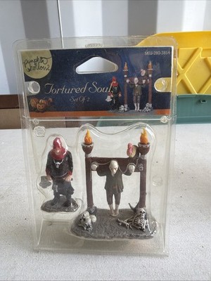 Lemax Spooky Town Halloween Tortured Soul Villager & Executioner Decor Figure