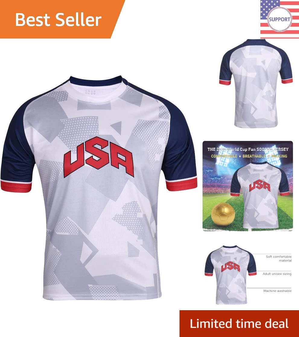 2026 World Cup Soccer Jersey - Argentina, Brazil & Mexico Unisex Design