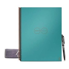 NEW Rocketbook Core Reusable Smart Notebook Size 8.5x11, Teal w/ FriXion Pen