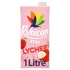 Rubicon Still Lychee Juice Drink Pack of 12 x 1 ltr