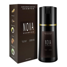 Hair Dye Shampoo  Champu Para Canas - Natural 3-In-1 Instant Gray Coverage for