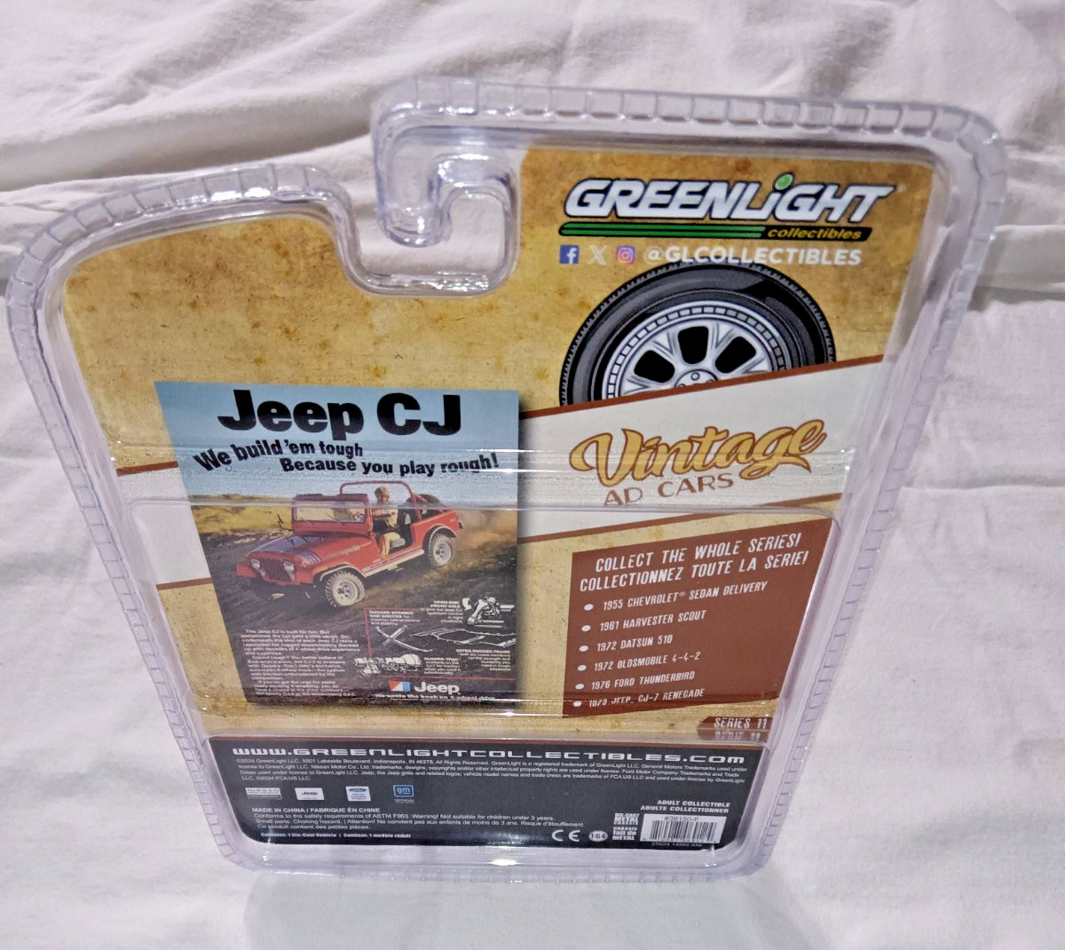 1:64 1979 JEEP CJ-7 RENEGADE COMPLETELY OUT OF PRODUCTION FACTORY SEALED NEW!!!!