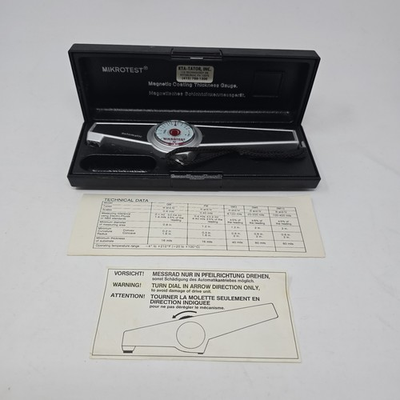 #ad Elektro Physik Mikrotest IV Automatic Coating Thickness Gauge $59.94