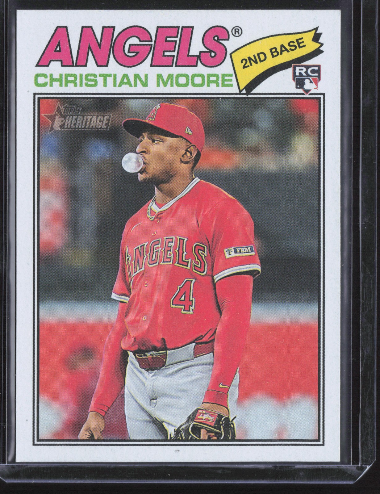 2026 Topps Heritage #249 Christian Moore Los Angeles Angels