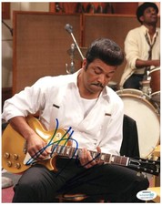 Jeffrey Wright Signed Autographed 8x10 Playing Guitar Photo ACOA