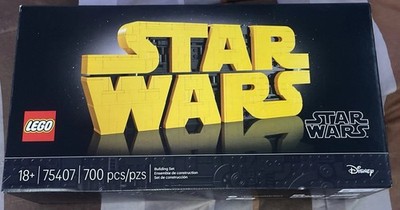 LEGO Star Wars 75407 STAR WARS Logo Building Set 700 pcs 18+