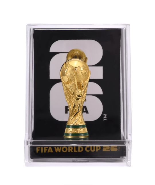 FIFA World Cup 2026 3D Trophy Acrylic Display + Car Air Freshener