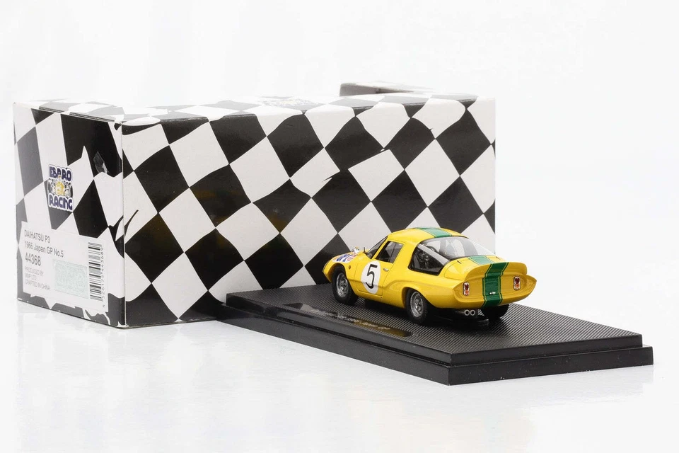 1:43 Ebro Racing Daihatsu P3 Giappone Gp 1966 #5 giallo-verde pressofuso - Immagine 2 di 4