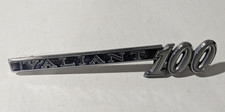 Vintage Metal 1960s Plymouth Valiant 100 Emblem Badge Tag Logo Decal Ornament