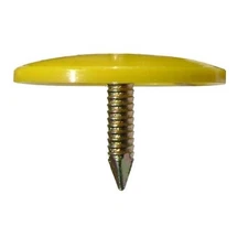 2" x 12GA RING X-Cap PLASTIC CAP NAILS 2,000ct | PRC-2