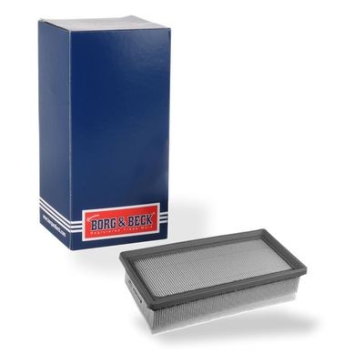 BORG & BECK BFA2361 Air Filter 242mm Length Fits Citroen C1 Peugeot 108
