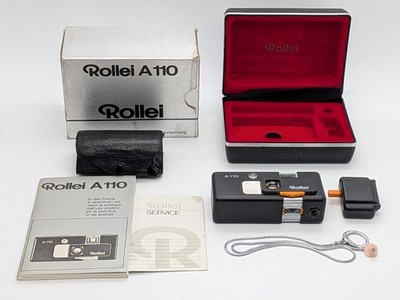 Rollei A110 ROLLEI A110 110 Film Subminiaturkamera Schwarz Made in Germany