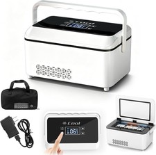 Insulin Cooler Travel Case Box for 8-10 pens Adjustable Fahrenheit Temperature