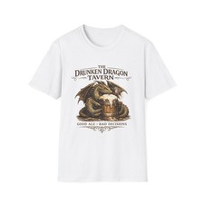 Camiseta Drunken Dragon Tavern | Dragón c…