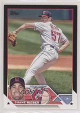 2023 Topps Series 1 Black 63/72 Shane Bieber #298 n0c