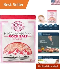 Pure Himalayan Pink Salt 5 lb Bulk Bag - Rich in 84 Minerals for Every Use