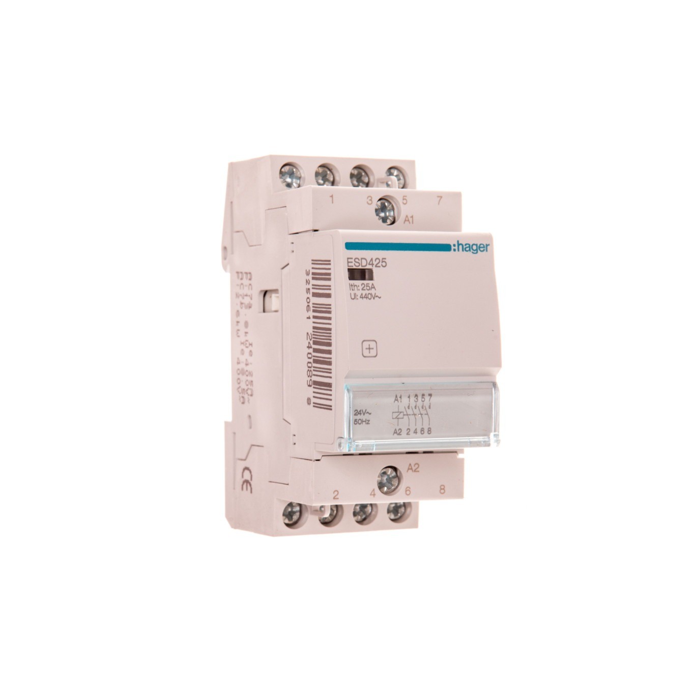 Module Contactors 25A 4Z 0R 24V AC ESD425 ESD Contactors